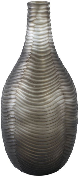 PTMD Vaas Elichi - 18x18x38 cm - Glas - Bruin