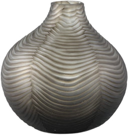 PTMD Vaas Elichi - 23x23x23 cm - Glas - Bruin