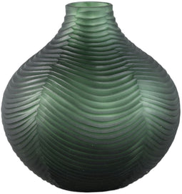 PTMD Vaas Elichi - 23x23x23 cm - Glas - Groen