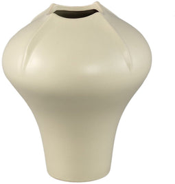 PTMD Vaas Ginos - 22x22x25 cm - Keramiek - Creme