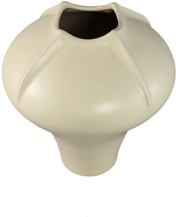 PTMD Vaas Ginos - 32x32x35 cm - Keramiek - Creme