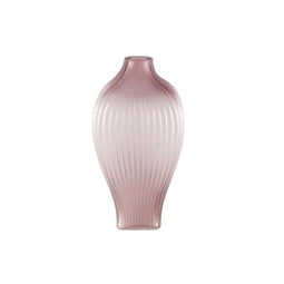 PTMD Vaas Halde - 19x19x37 cm - Glas - Roze