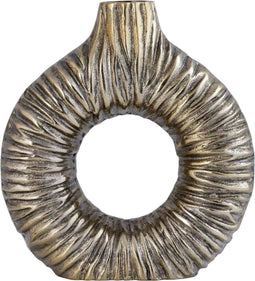 PTMD Vaas Jiss - 20x6x20 cm - Aluminium - Goud