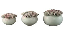 PTMD Vaas Jullia - 20x20x15 cm - Keramiek - Groen