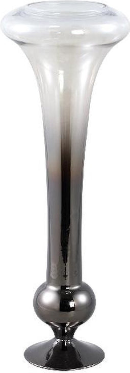 PTMD Vaas Keighla - 21x21x61 cm - Glas - Antraciet