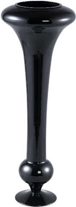 PTMD Vaas Keighla - 21x21x61 cm - Glas - Zwart