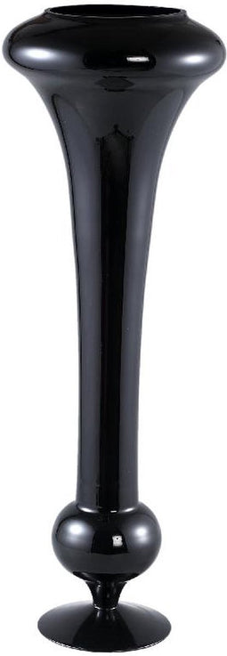 PTMD Vaas Keighla - 29x29x81 cm - Glas - Zwart