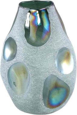 PTMD Vaas Kloi - 22x22x33 cm - Glas - Groen