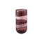 PTMD Vaas Meradi - 16x16x34 cm - Glas - Rood