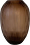 PTMD Vaas Mishan - 21x21x29 cm - Glas - Bruin
