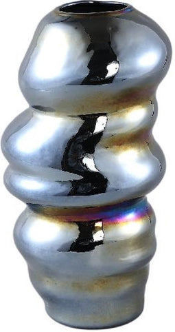 PTMD Vaas Orietta - 17x17x31 cm - Glas - Blauw