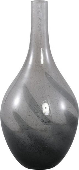 PTMD Vaas Raniah - 18x18x38 cm - Glas - Grijs