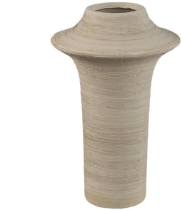 PTMD Vaas Rinder - 18x18x29 cm - Keramiek - Beige