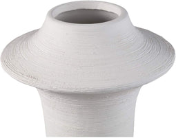 PTMD Vaas Rinder - 18x18x29 cm - Keramiek - Wit