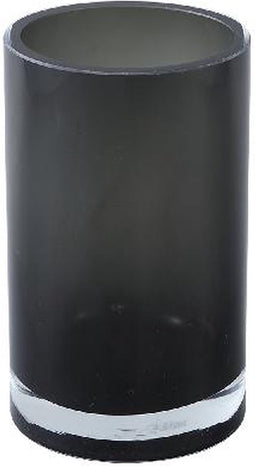 PTMD Vaas Tammara - 12x12x20 cm - Glas - Zwart