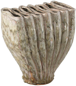 PTMD Vaas Trish - 24x17x27 cm - Keramiek - Creme