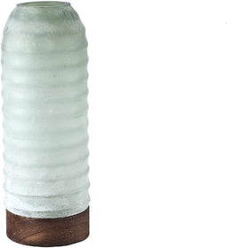 PTMD Vaas Yana - 12x12x30 cm - Glas - Groen