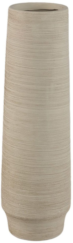 PTMD Vaas Zonna - 14x14x46 cm - Keramiek - Beige