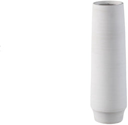 PTMD Vaas Zonna - 14x14x46 cm - Keramiek - Wit