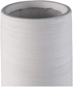 PTMD Vaas Zonna - 15x15x60 cm - Keramiek - Wit