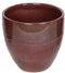 PTMD Vero Ronde Bloempot - H14 x Ø15 cm - Geglazuurd terracotta - Rood