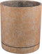 PTMD Vik Brown Cement Cylinder Pot Round XL