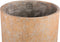 PTMD Vik Brown Cement Cylinder Pot Round XL