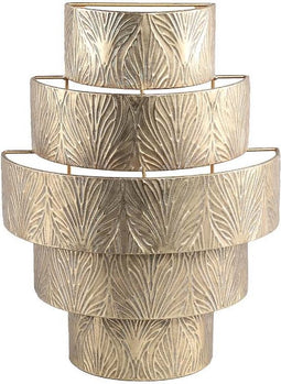 PTMD Vinde Wandlamp - 30,5 x 15 x 40 cm - Metaal - Goud