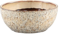 PTMD Vinz Bloempot - 21 x 21 x 9 cm - Keramiek - Créme