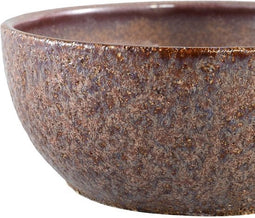 PTMD Vinz Bloempot - 21 x 21 x 9 cm - Keramiek - Paars