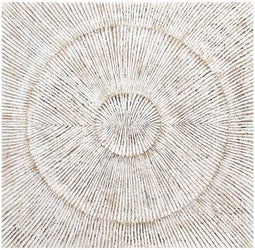 PTMD Wandpaneel Winston - 120x5x120 cm - MDF - Wit