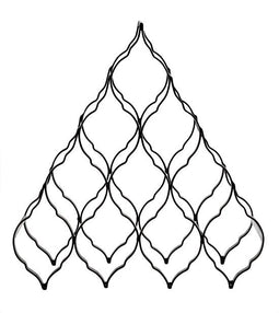 PTMD waver ijzer piramide wijnrek l