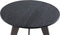 PTMD Werdy Black Iron Coffeetable Veneer Top Round SV2