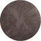 PTMD Wiktor Brown MDF Round Wallpanel Swirl Carved M