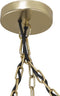PTMD Wilco Brass Casted Alu Hanging Lamp Chains Wide