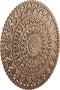 PTMD Willian Brown MDF Round Wallpanel Carved L