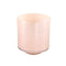 PTMD Windlicht Josiah - 12x12x13 cm - Glas - Beige