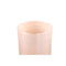 PTMD Windlicht Josiah - 12x12x13 cm - Glas - Beige