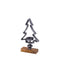 PTMD Windlicht Kennedi - 24x7x43 cm - Hout - Zwart
