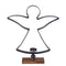 PTMD Windlicht Kennedi - 68x13x78 cm - Hout - Zwart