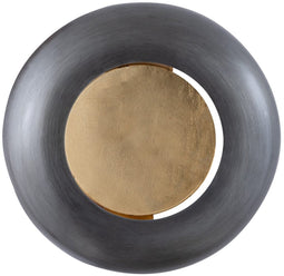 PTMD Windlicht Prestyn - 20x8x20 cm - Ijzer - Grijs