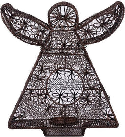 PTMD Windlicht Waymar - 45x14x43 cm - Ijzer - Koper