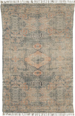 PTMD Wise Rechthoekig Tapijt - 300x200x2 cm - Katoen Chenille - Oranje