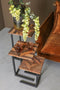 PTMD Wynne Salontafel - 37 x 37 x 60 cm - Hout/Metaal - Set van 3