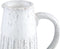PTMD Xave White Terracotta Pitcher Shaped Pot Round