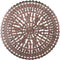 PTMD Xavery Copper Round Iron Wall Panel Carved Look S