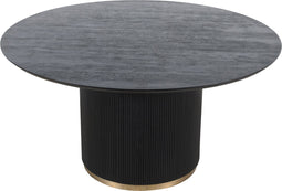 PTMD Xelle Black dining table