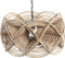 PTMD Yena Natural Rattan Hanging Lamp Twisted Design