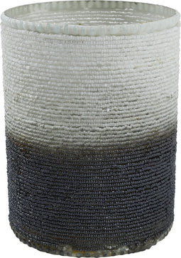 PTMD Yokie White Glass Stormlight Mosaic With Blue Round M