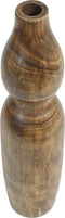 PTMD Yolande Brown mango wood pot L